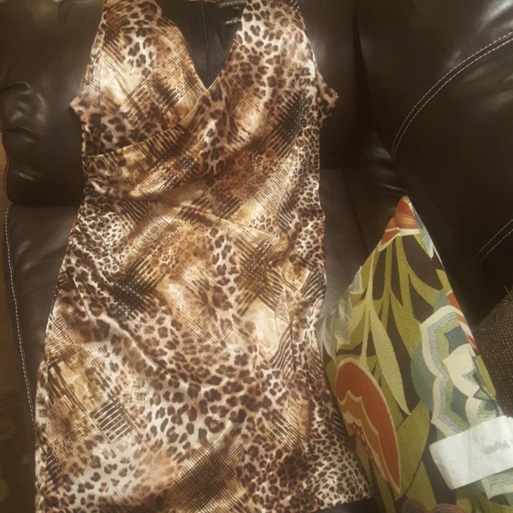 Animal print dress